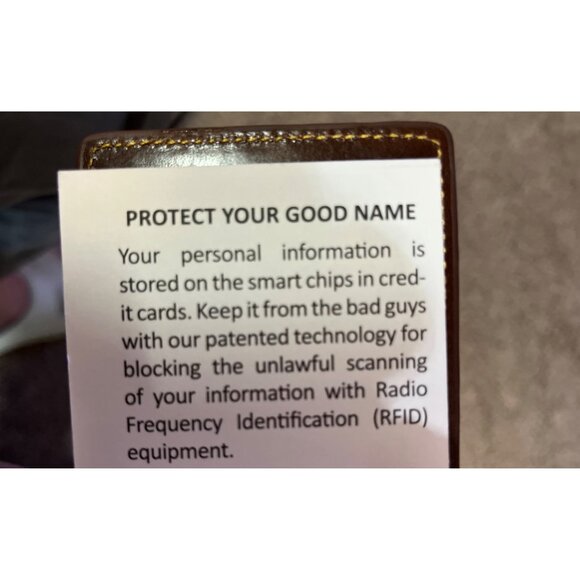 Palm West Genuine Oil-Tanned Leather Wallet with Money Clip – RFID Blocking - Picture 10 of 16